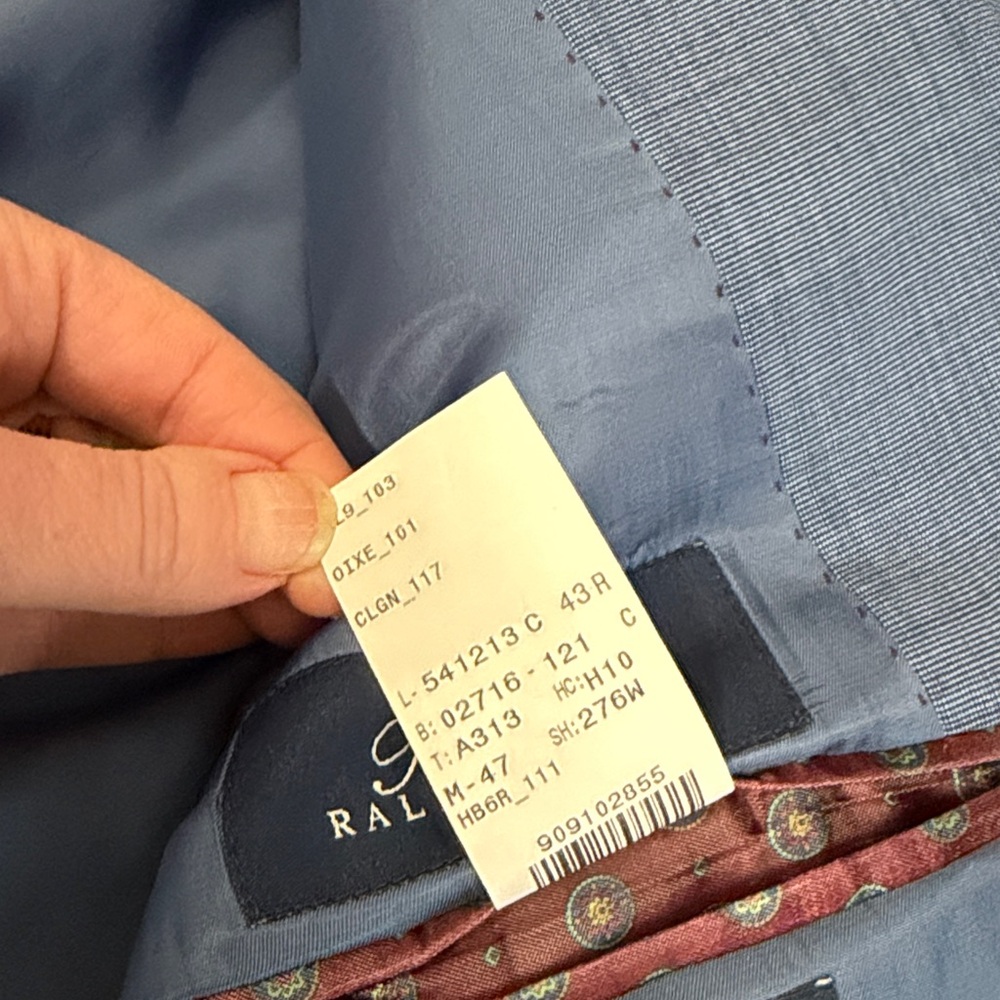 Ralph Ralph Lauren Blue Suit - Picture 8 of 15